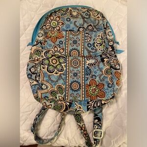 Vera Bradley Bali Blue floral backpack
